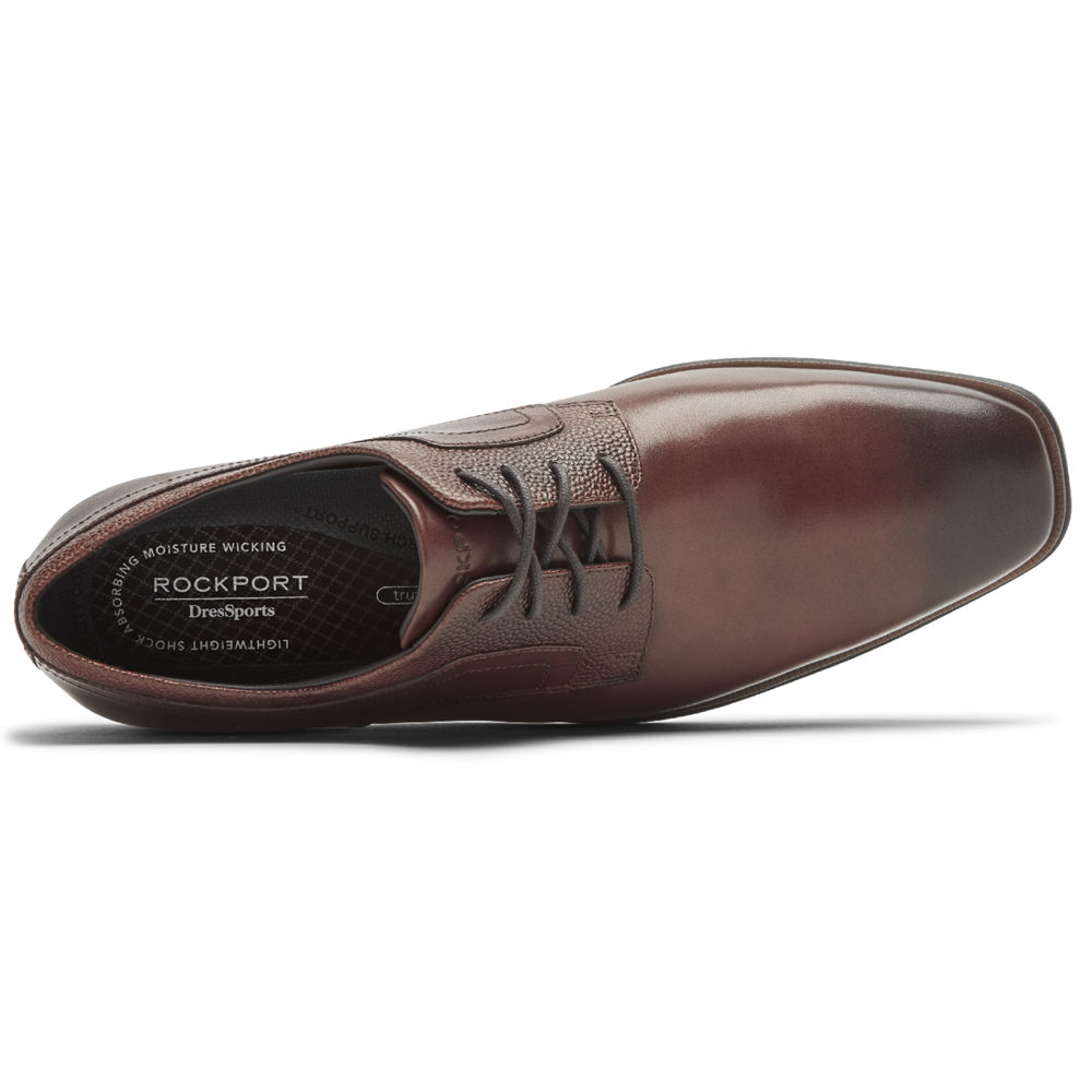 Rockport Oxfords Herre Brune - Farrow Plain Toe - HABX89107